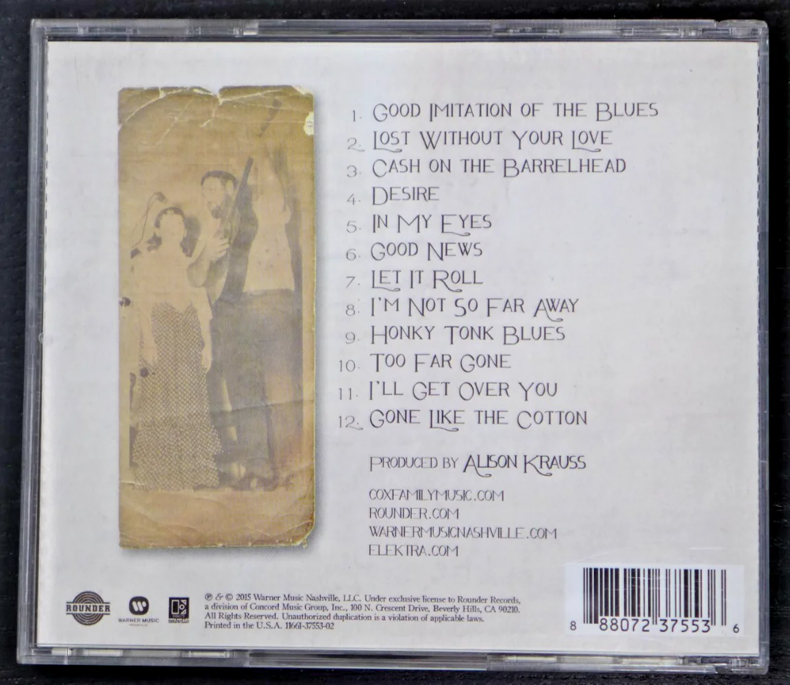 THE COX FAMILY AUTOGRAPHED GONE LIKE THE COTTON SIGNED CD BOOKLET & CD 2015, image 2