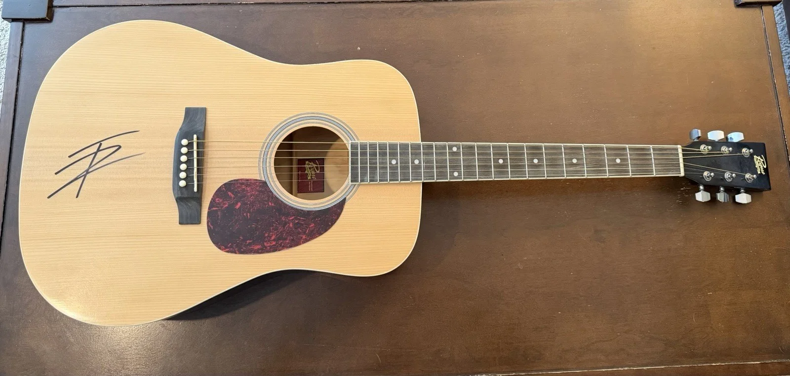 ‘Thomas Rhett’ Signed Acoustic Guitar ‘Die A Happy Man’ Country Star Beckett, изображение 2