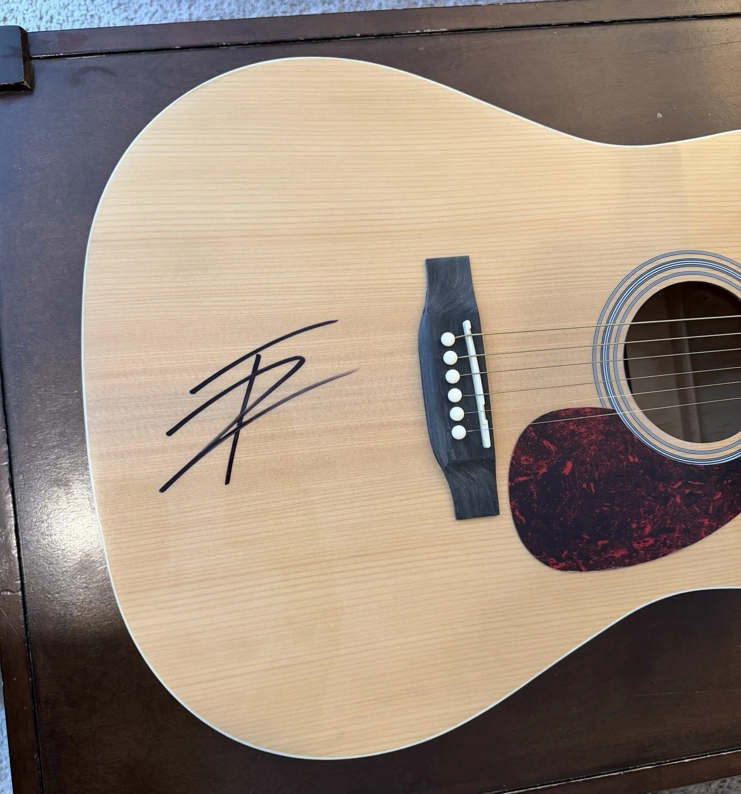 ‘Thomas Rhett’ Signed Acoustic Guitar ‘Die A Happy Man’ Country Star Beckett, изображение 3