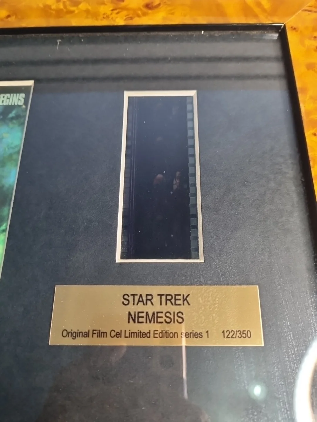 Star Trek - Nemesis Film Cell - Numbered Limited Edition No. 122 of 320 COA, изображение 4