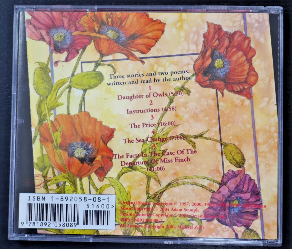 NEIL GAIMAN AUTOGRAPHED SPEAKING IN TONGUES SIGNED CD BOOKLET & CD 2004, изображение 2