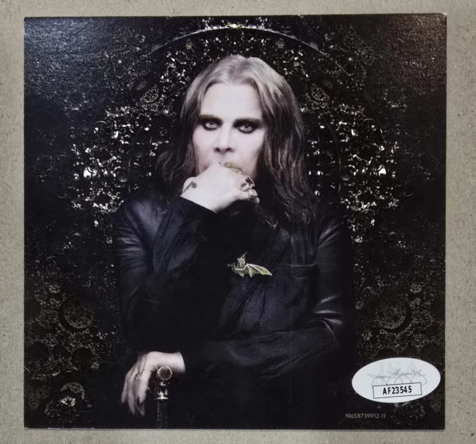 OZZY OSBOURNE JSA Auto Signed Patient Number 9 CD Insert JSA Certified Autograph, image 2