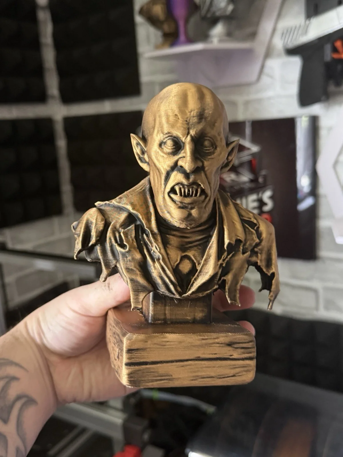salem's lot ghoul 1979 - 3D Printed Bust, image 3