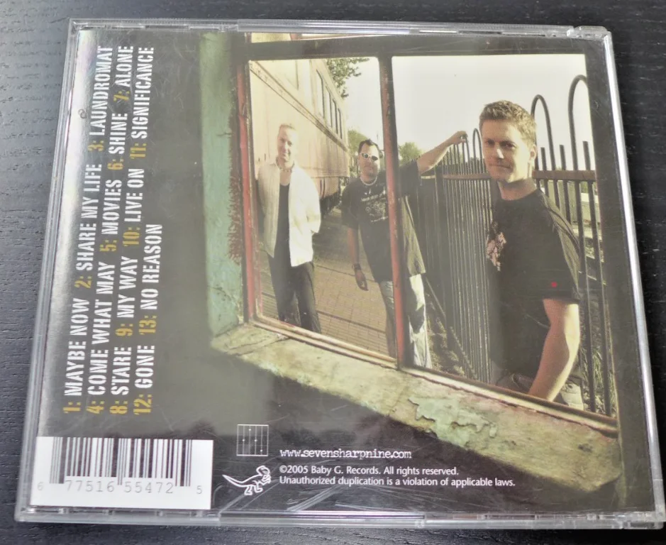 7 SHARP 9 AUTOGRAPHED FXF FRAME BY FRAME SIGNED DOODLED CD BOOKLET & CASE 2005, image 2