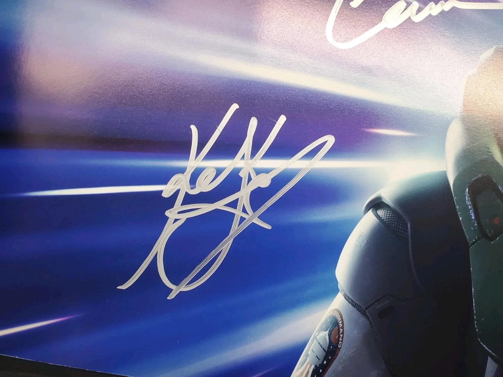 Chris Evans, Taika Waititi, Keke Palmer — Lightyear Cast Signed Autograph Framed 9x35 Picture Evans Waititi Palmer +3 More, image 5