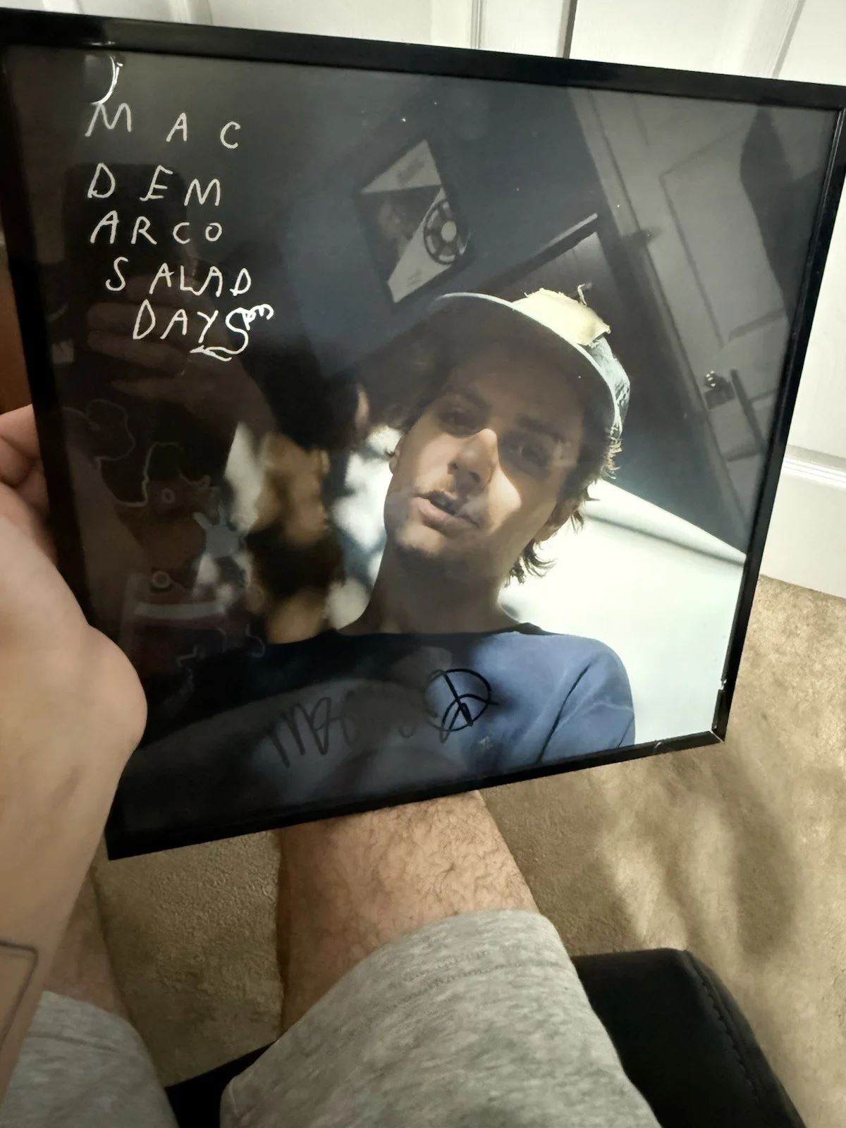 SIGNED MAC DEMARCO SALAD DAYS 12x12 PHOTO RARE AUTHENTIC, image 3