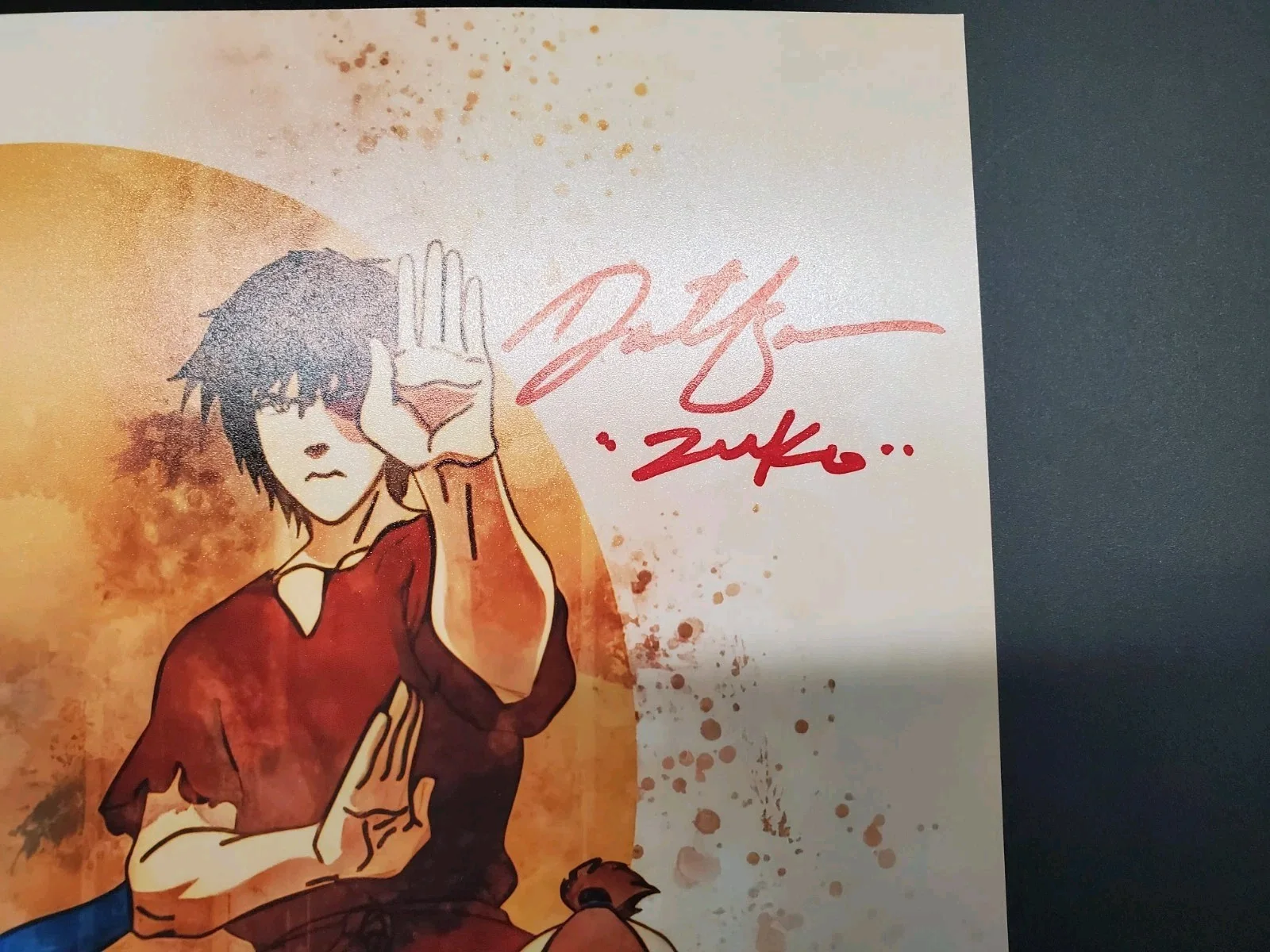 Jack De Sena, Dante Basco, Zack Tyler Eisen — Avatar The Last Airbender 11X14 3X Cast Signed Sokka Aang Zuko Voice Actor Auto, image 3