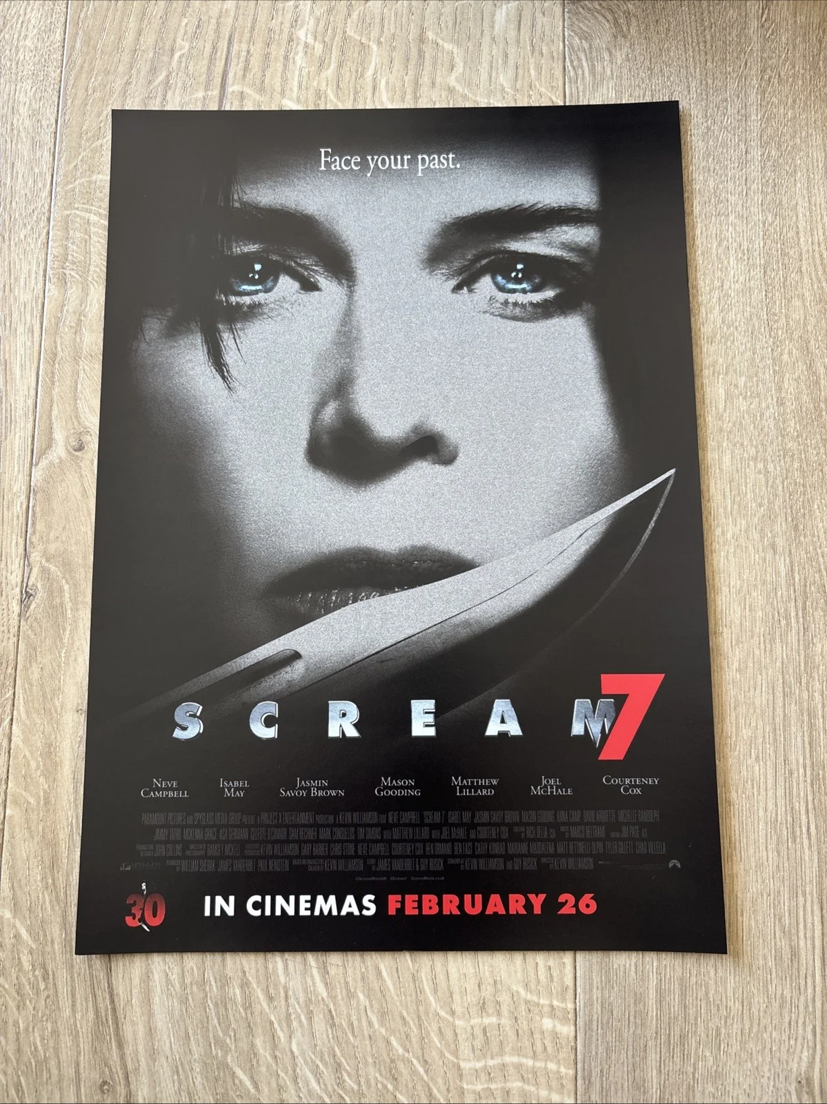 Scream 7 Cinema Bundle - Blood Splatter Popcorn Bucket, Ghostface Cup & Poster, image 2