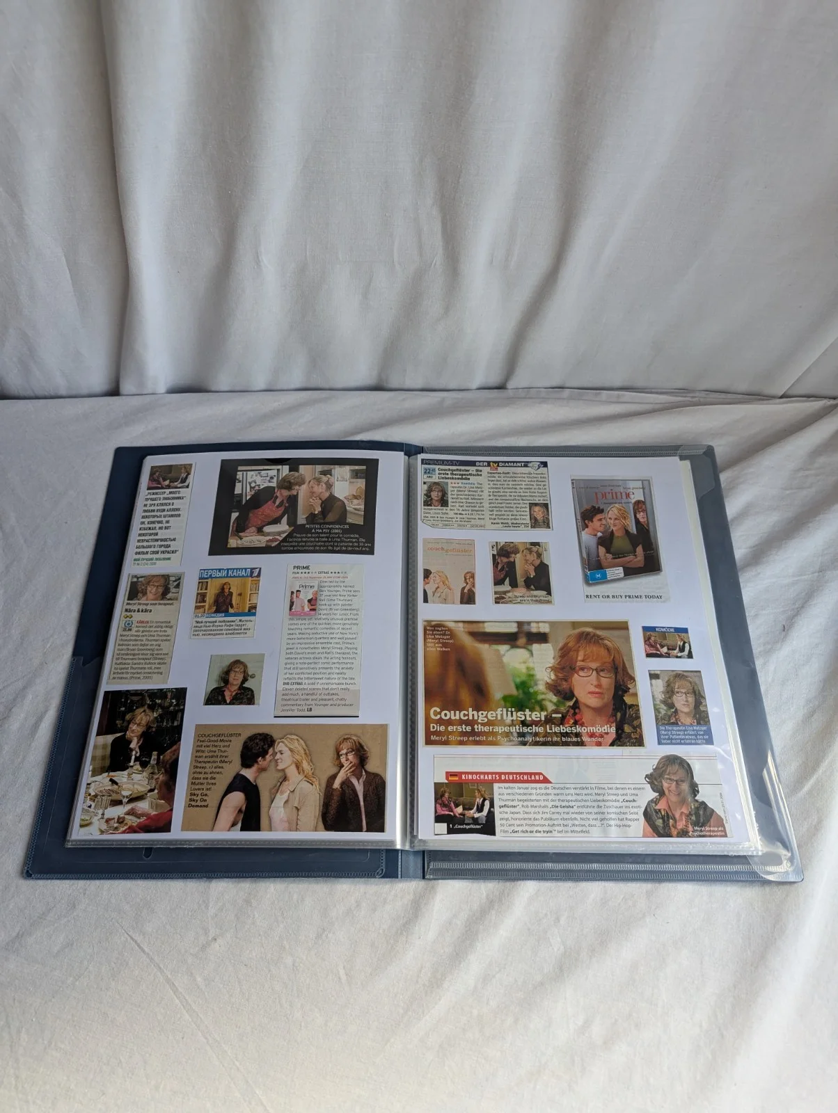 Prime Film Memorabilia Archive Meryl Streep Photos Articles Uma Thurman Rare, изображение 3