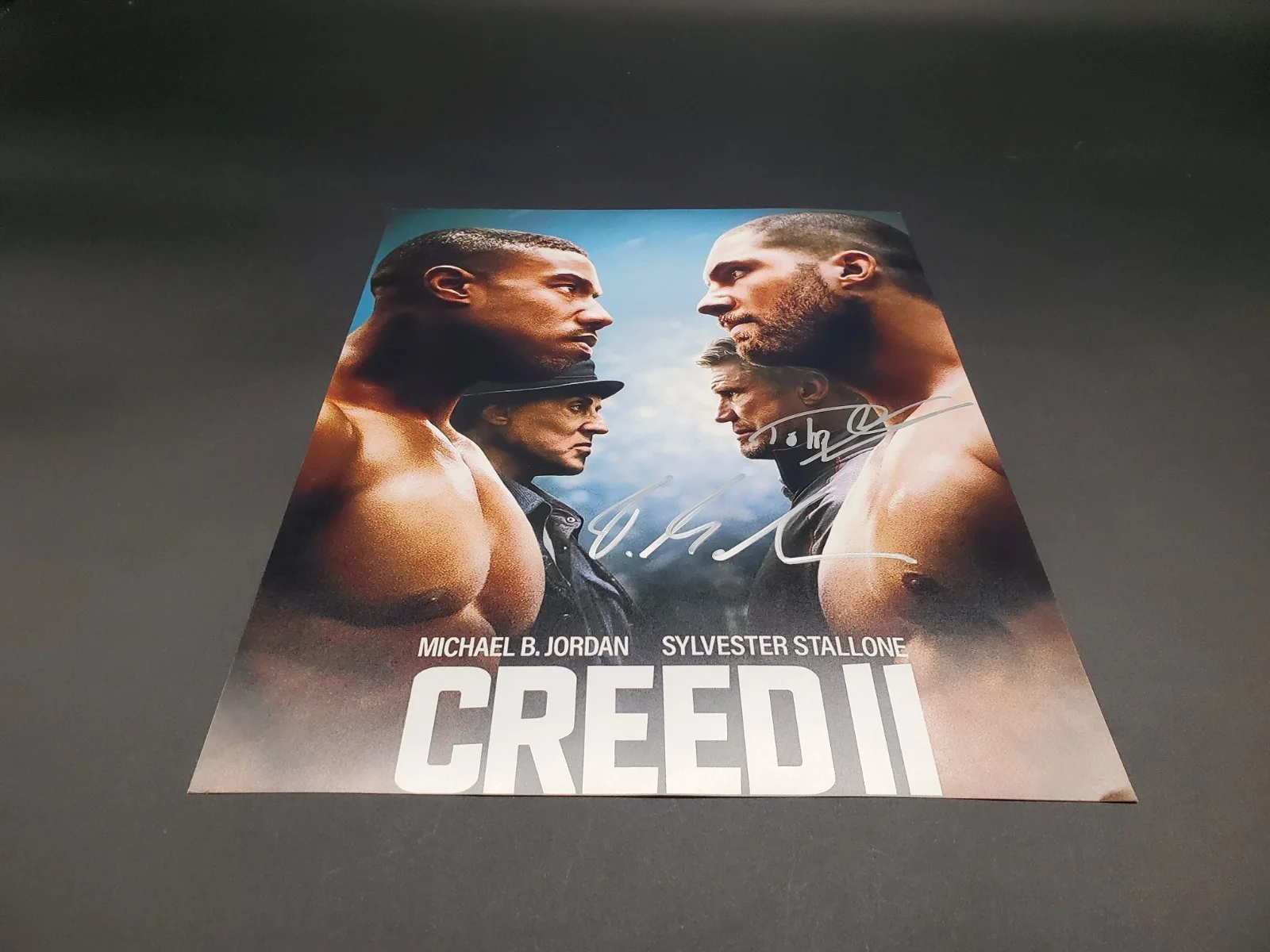Florian Munteanu — FLORIAN MUNTEANU Viktor Drago Dolph Lundgren CREED 2 Signed 11x14 Movie Photo, image 3