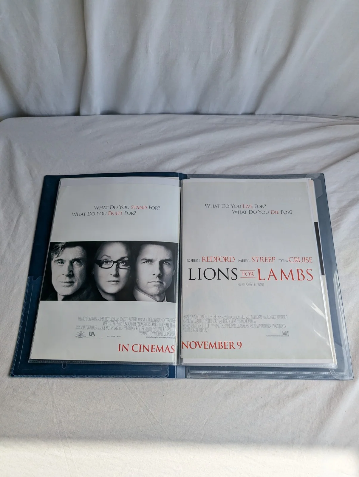 Lions For Lambs Film Memorabilia Archive Meryl Streep Photos Articles Tom Cruise, изображение 3