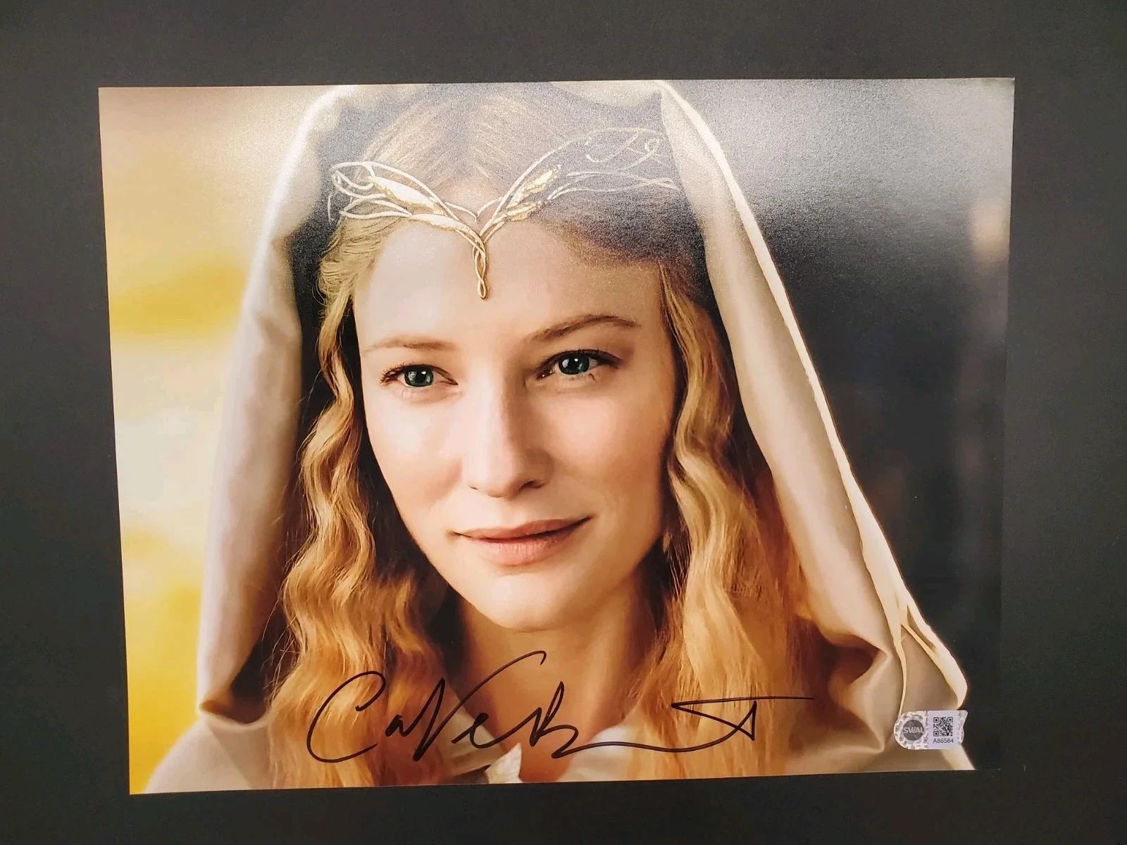 CATE BLANCHETT — CATE BLANCHETT SIGNED THE LORD OF THE RINGS 11X14 PHOTO AUTOGRAPH SWAU COA LOTR, изображение 4