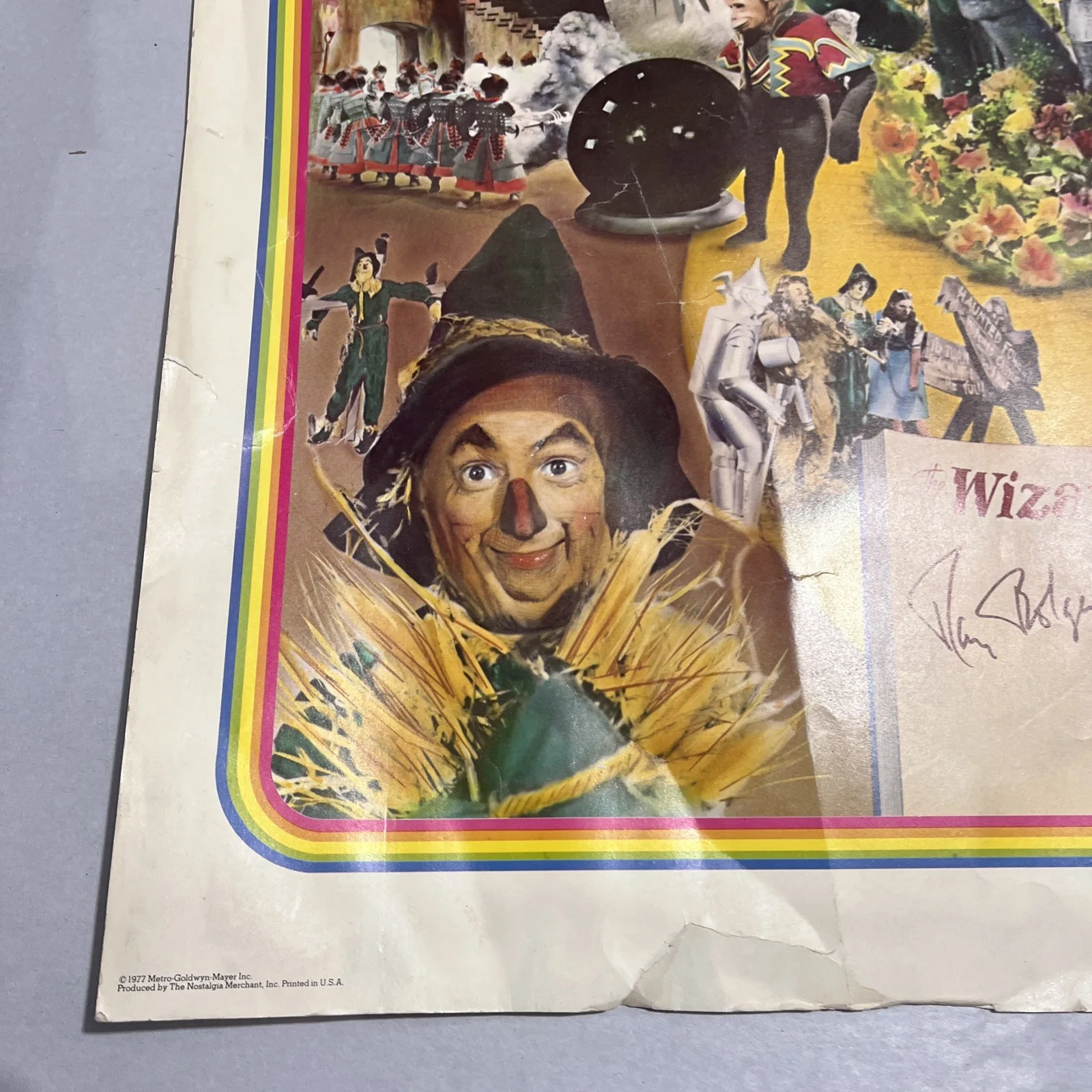 Ray Bolger, Jack Haley — WIZARD OF OZ MOVIE CAST - AUTOGRAPHED SIGNED POSTER WITH CO-SIGNERS 1288/2000, изображение 4