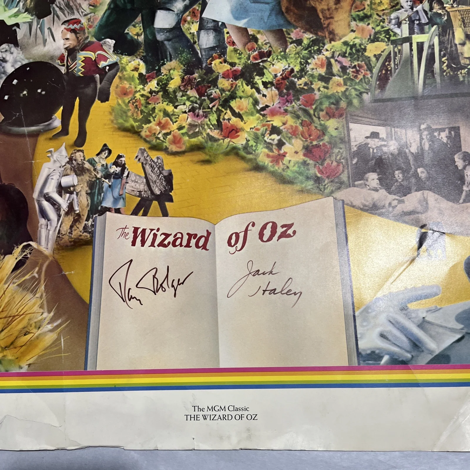 Ray Bolger, Jack Haley — WIZARD OF OZ MOVIE CAST - AUTOGRAPHED SIGNED POSTER WITH CO-SIGNERS 1288/2000, изображение 5