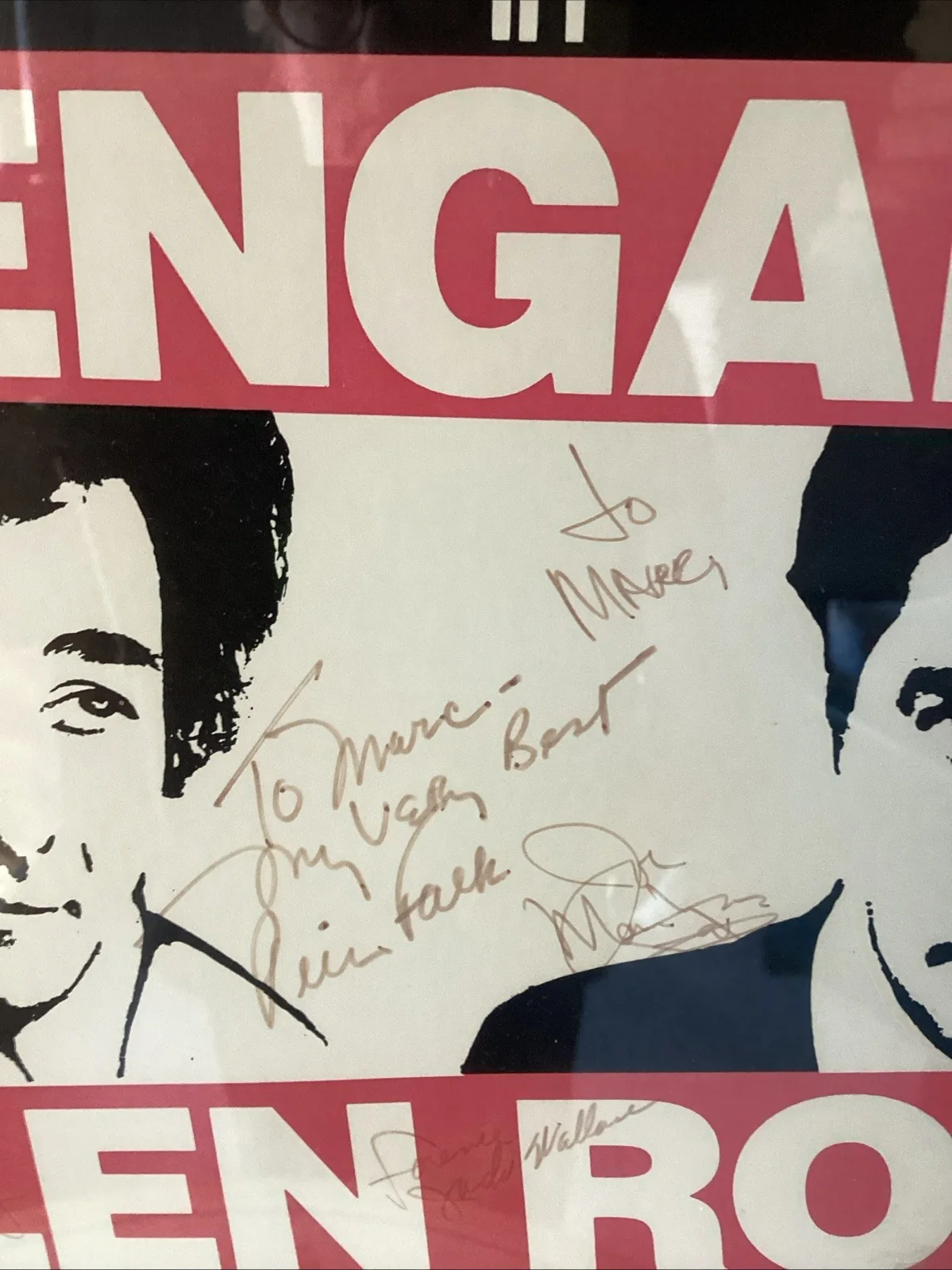 Peter Falk — Glengarry Glen Ross Signed Poster 1985 Peter Falk, Joe Mantegna,J.T. Walsh + 5, изображение 3