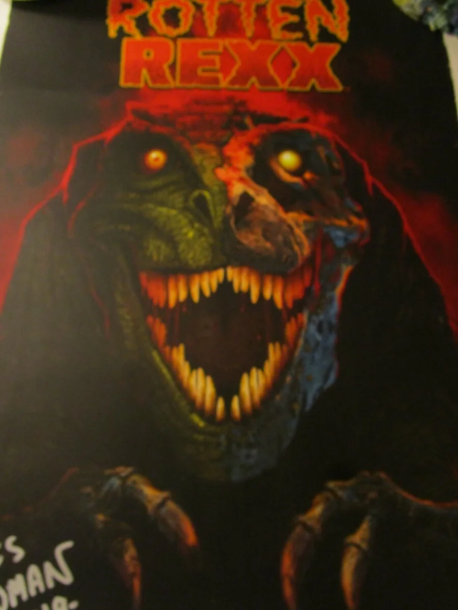 JAMES GROMAN — ROTTEN REXX SIGNED AUTOGRAPHED By JAMES GROMAN POSTER, изображение 3