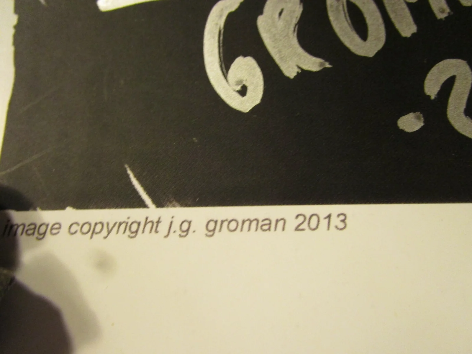 JAMES GROMAN — ROTTEN REXX SIGNED AUTOGRAPHED By JAMES GROMAN POSTER, изображение 4