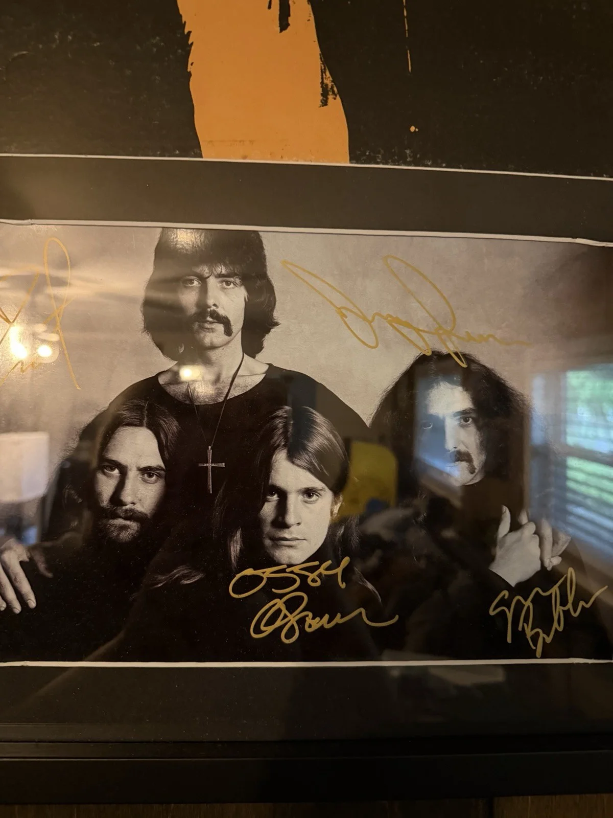 Black Sabbath Signed Photo, And Vol 4 Vinyl, image 2