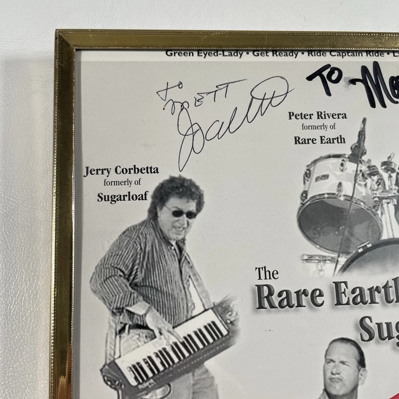 Classic Rock All Stars Signed Photo Print Rare Earth Sugarloaf Iron Butterfly, изображение 4