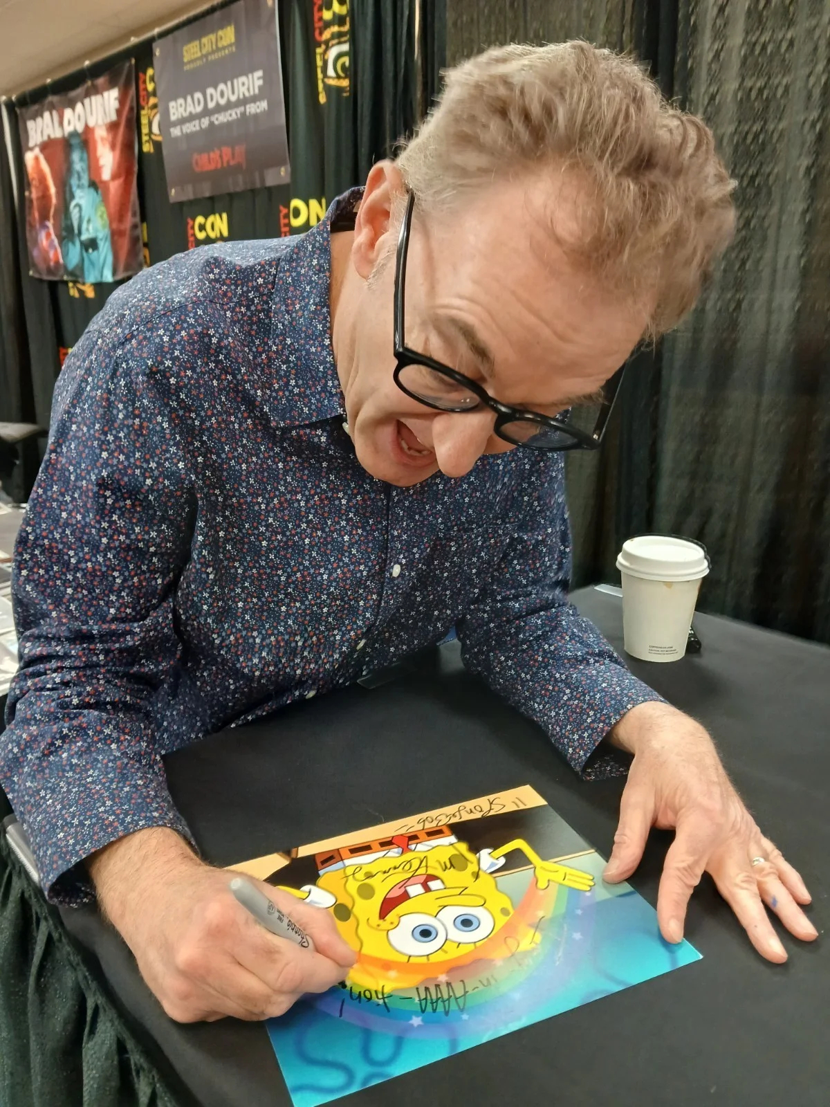 Tom Kenny SpongeBob SquarePants Autograph 8x10 With Proof, image 2