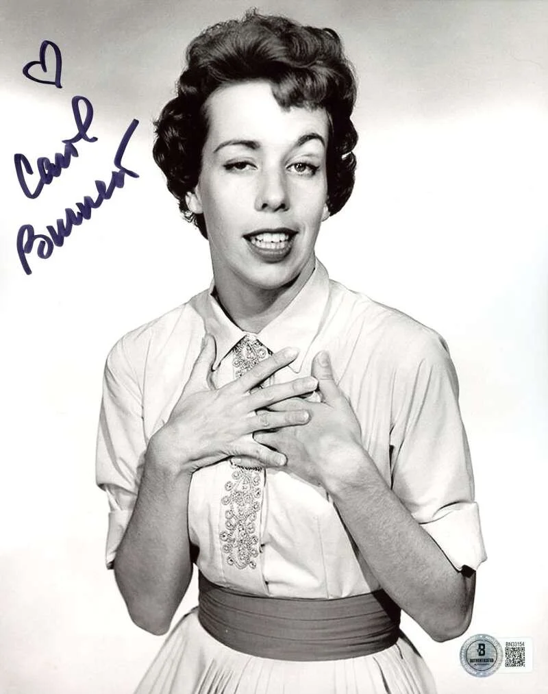 Carol Burnett — Carol Burnett Beckett BAS Signed 8x10 Photo Autograph