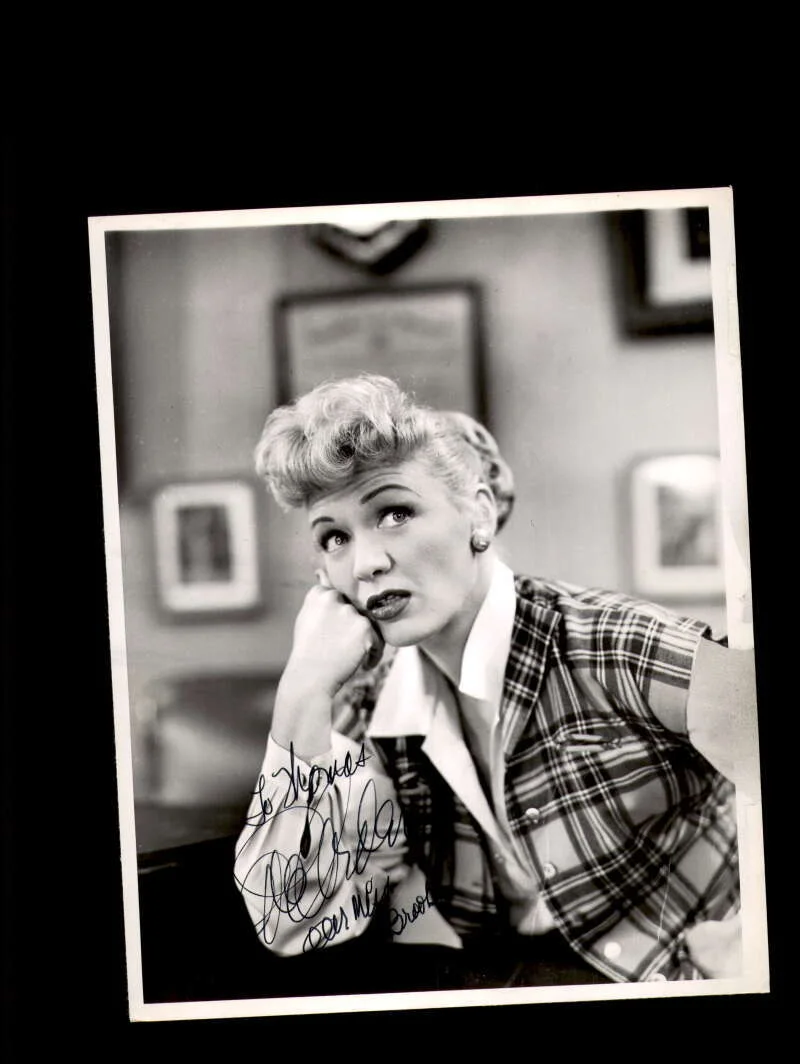 Eve Arden — Eve Arden JSA Coa Signed 8x10 Photograph Autograph