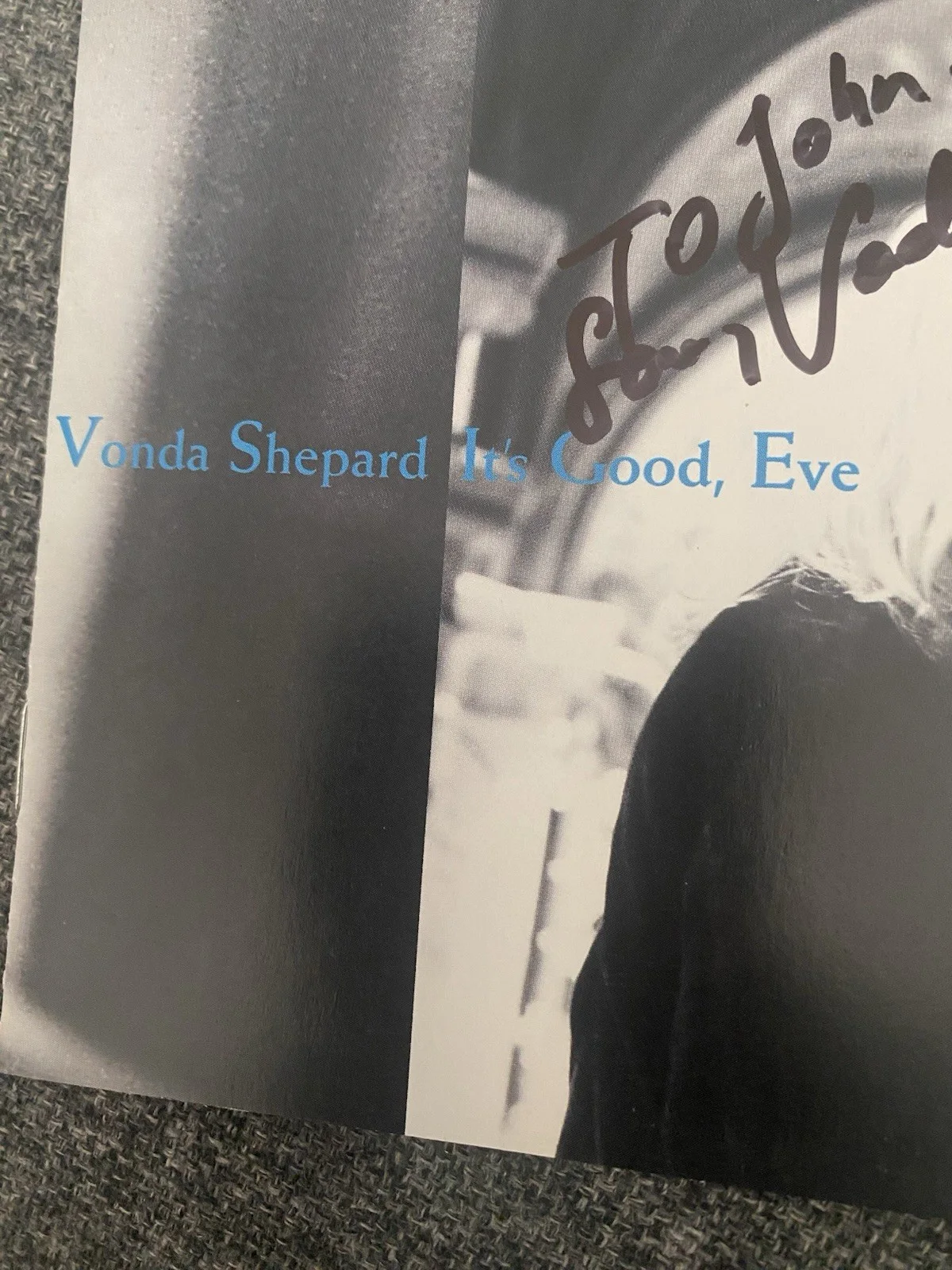Autographed Signed Vonda Shepard Its Good Eve Record Release 1996 Lyric Booklet, image 2