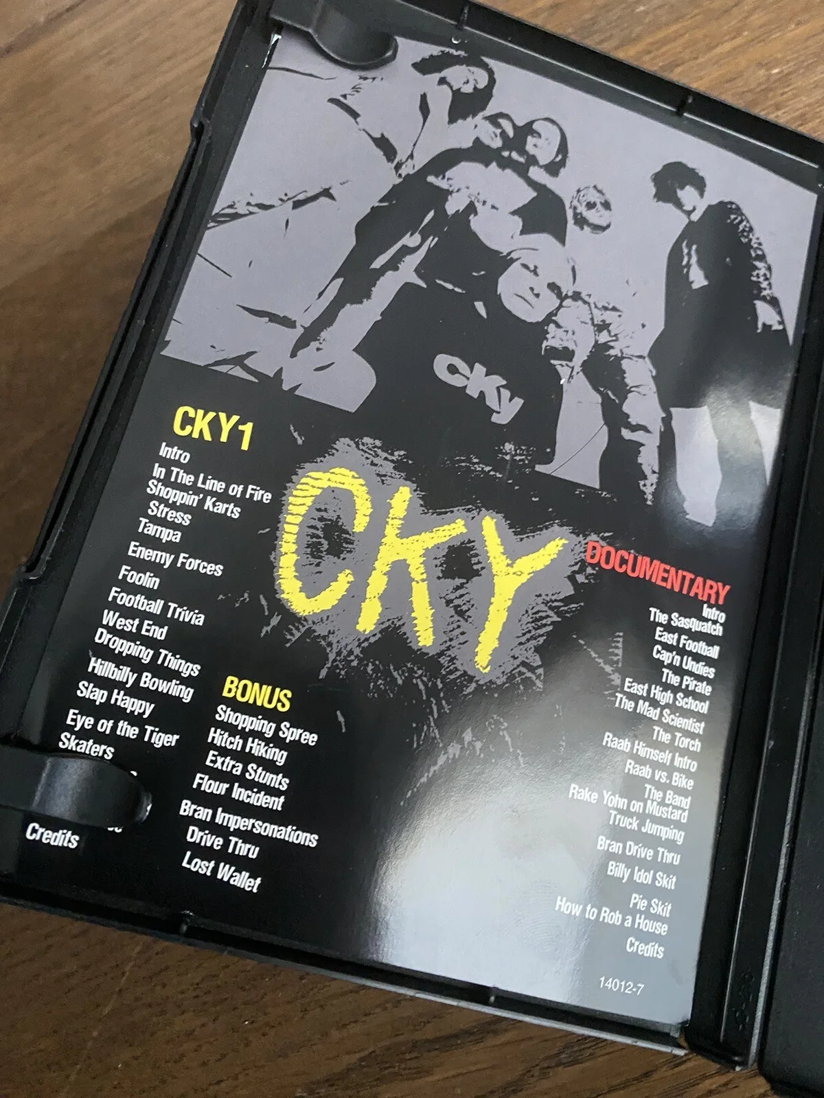 Cky Bam Autographed Dvd Case. Case Only. See Description, image 3