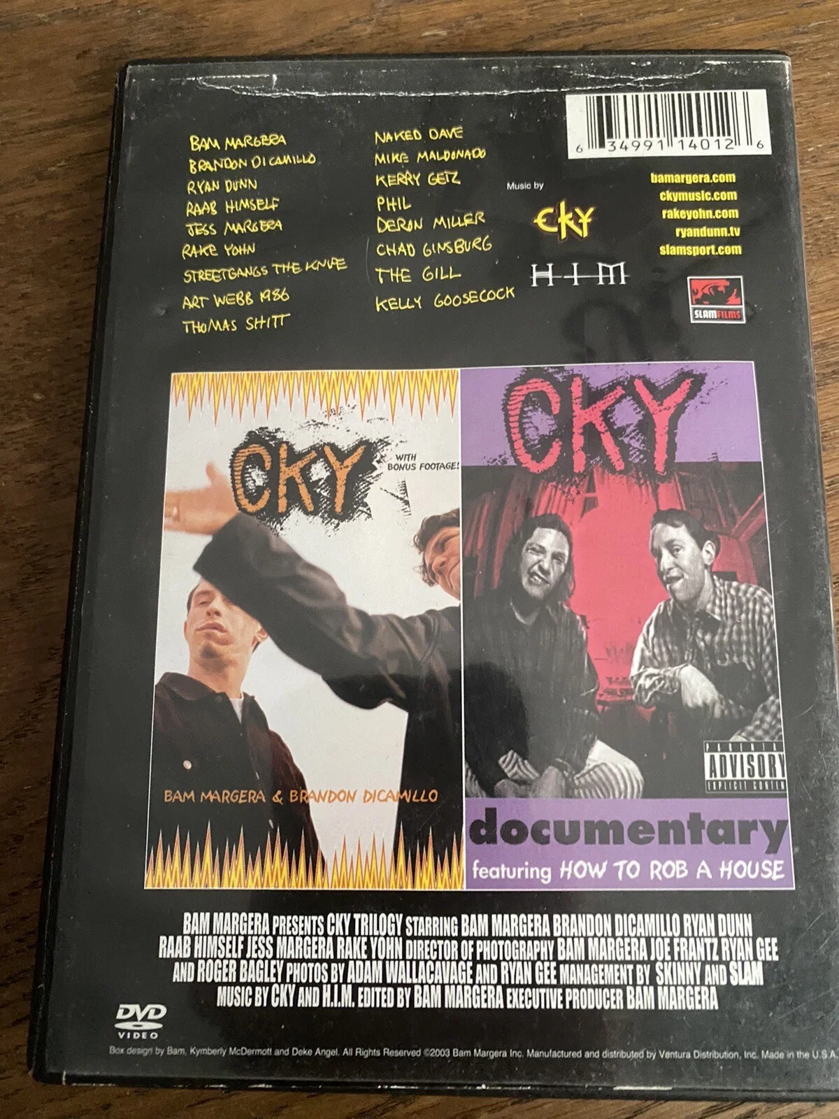 Cky Bam Autographed Dvd Case. Case Only. See Description, image 5