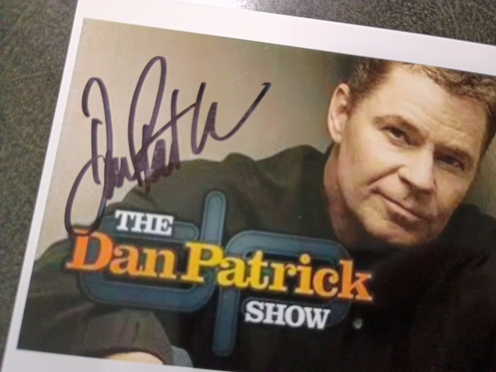 MIKE HOLMGREN — DAN PATRICK Authentic Hand Signed Autograph 4X6 Photo -- ESPN SPORTSCASTER, image 2