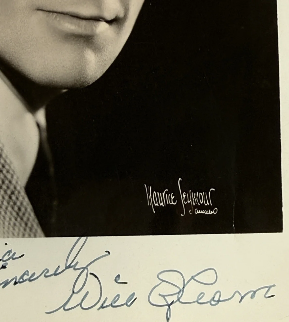 Vintage 1930s Will Osborne Signed Photo 5 x 7" Black White Big Band Musician, изображение 2