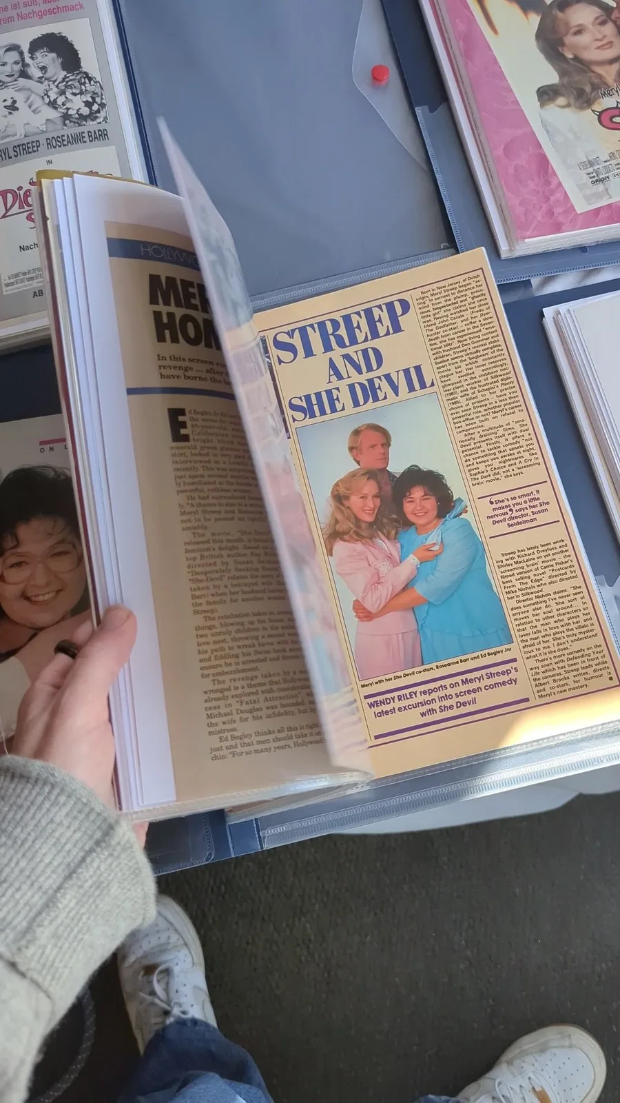 She Devil Film Memorabilia Archive Meryl Streep Photos & Articles Rare Vintage, изображение 2