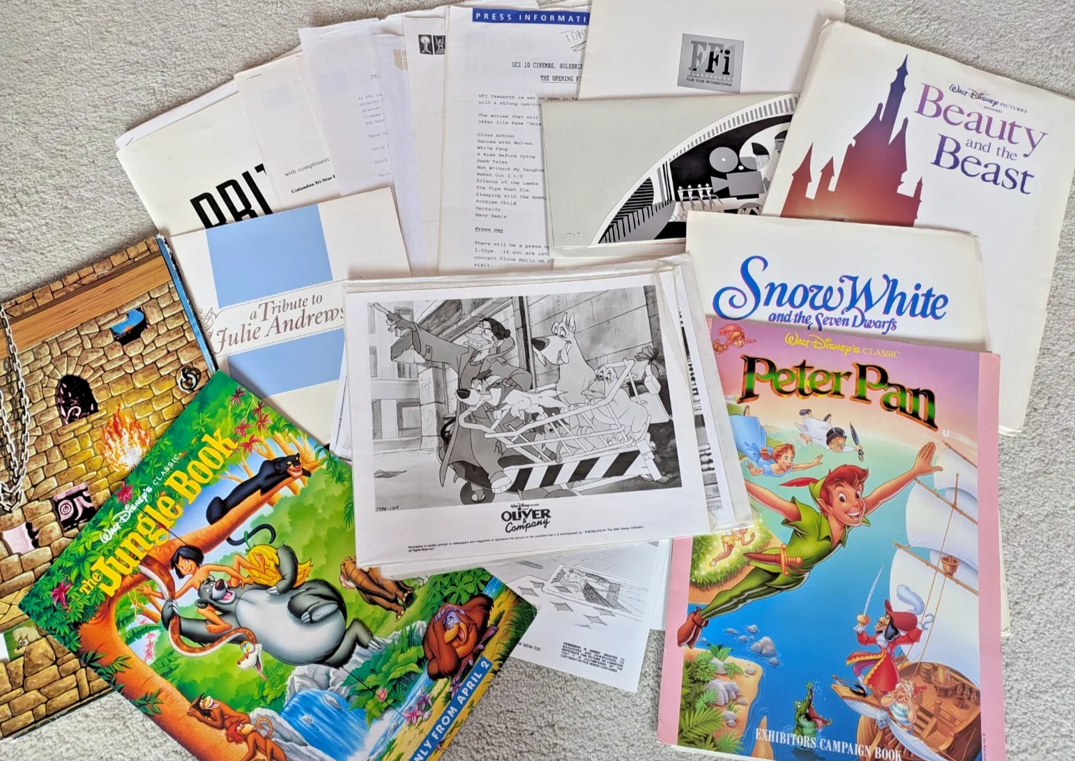 Film Memorabilia Large Collection Pressbooks Press Releases Press Photos 1990s, изображение 2