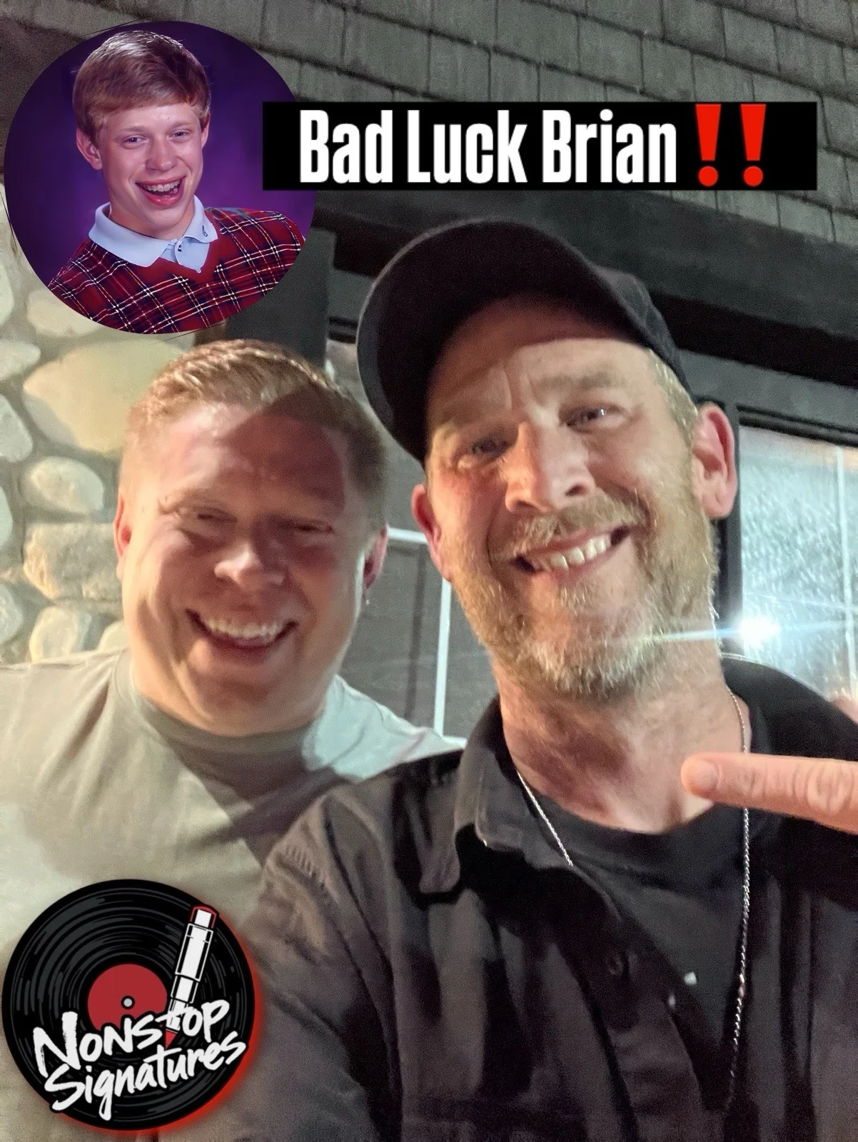 Kyle Bad Luck Brian Craven — Bad Luck Brian Autographed Signed 8x10 Photo Kyle Craven Meme Legend Y2K 90s, изображение 2