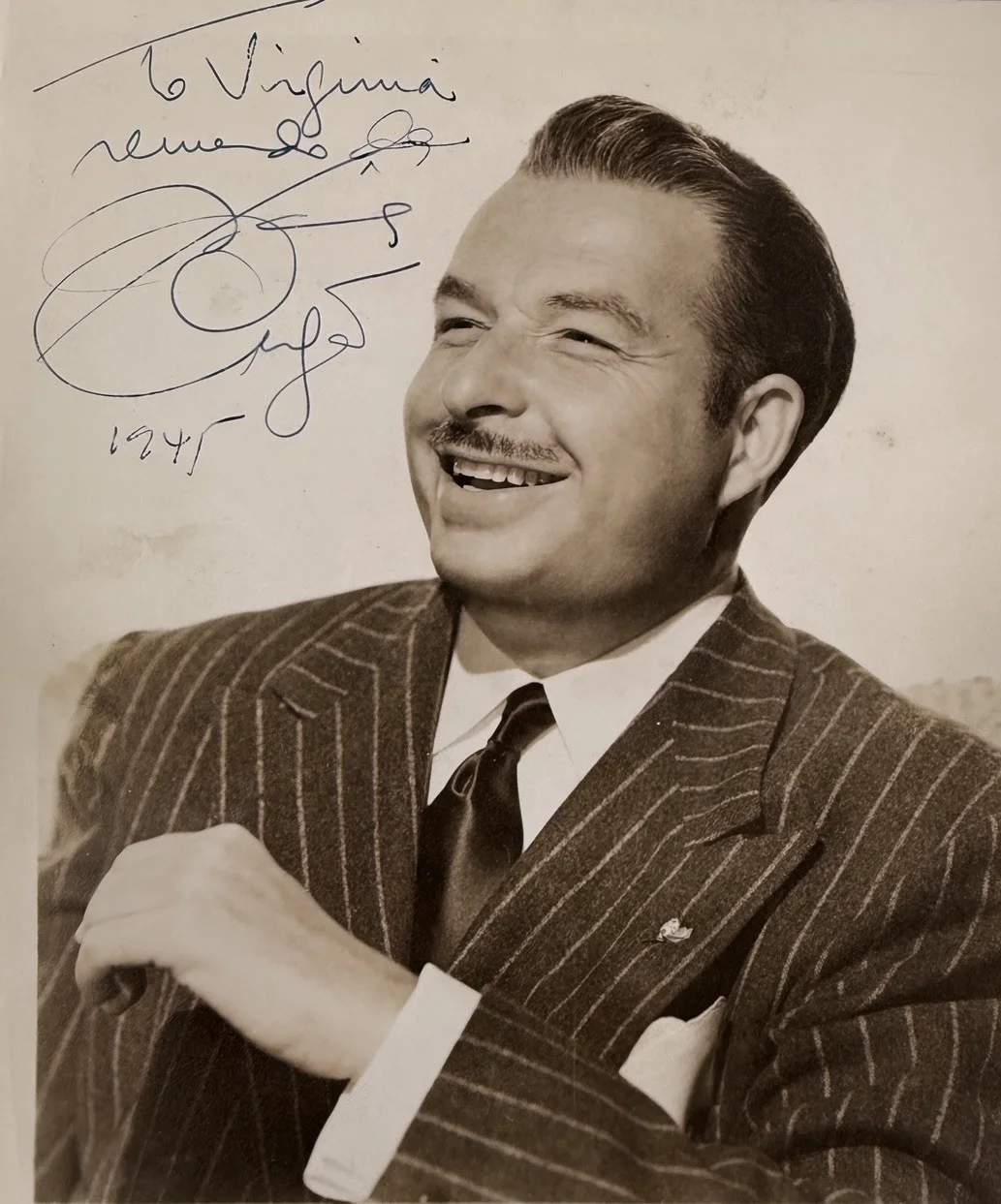 Vintage 1930s Xavier Cugat Signed Photo 8 X 10" Black White Big Band Musician, изображение 2