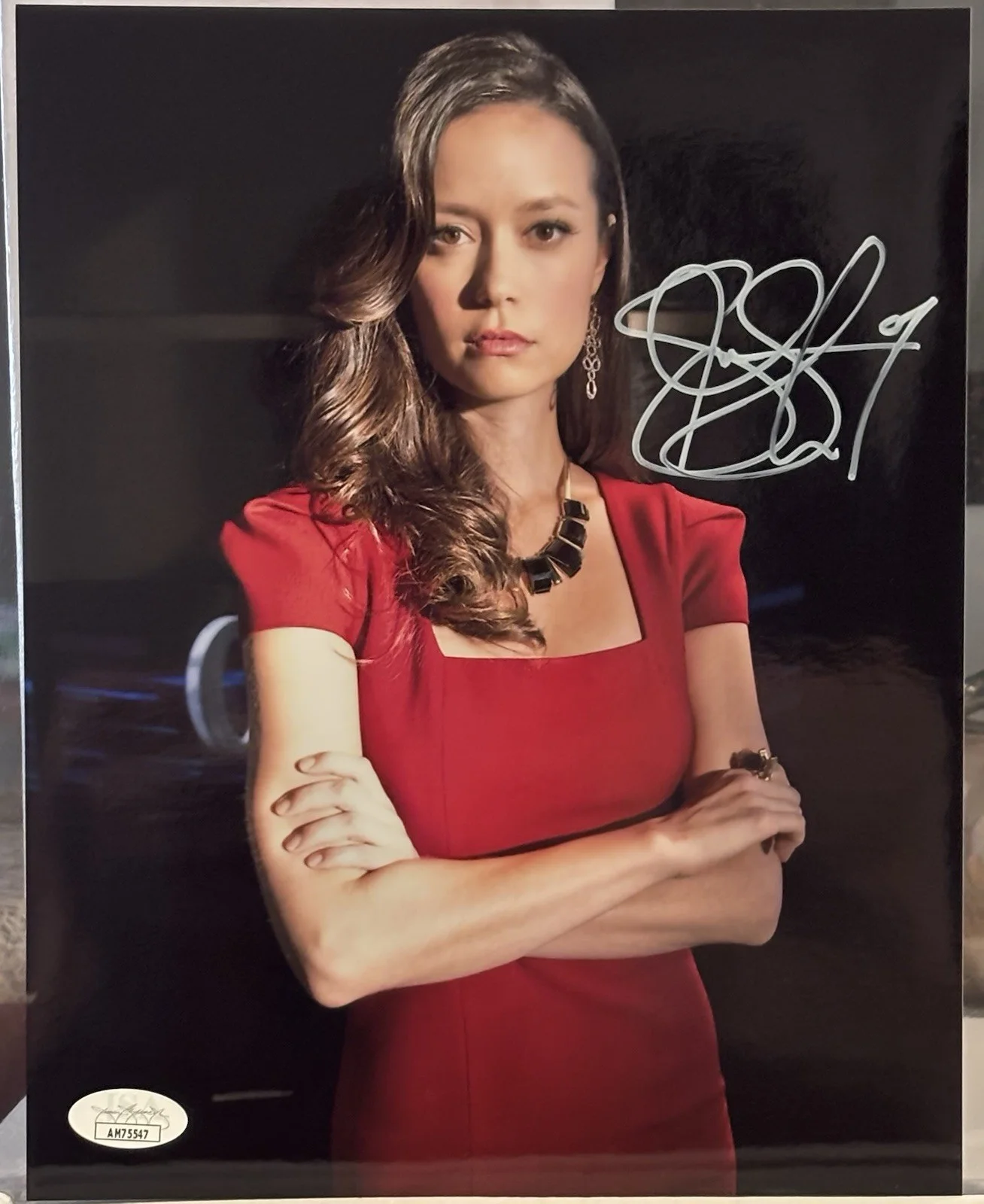 Summer Glau — Autógrafo Summer Glau 8x10 brilhante Isabel Rochev flecha DC programa de TV autografado JSA CERTIFICADO DE AUTENTICIDADE