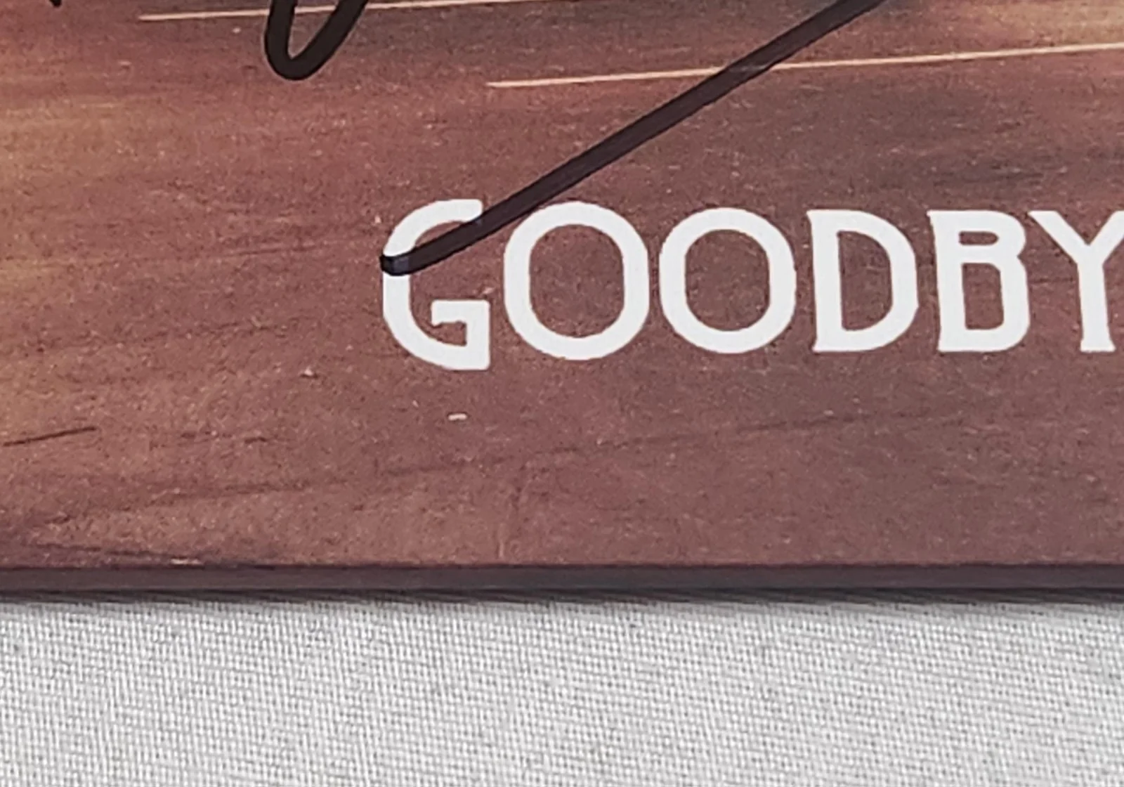 Goodbye June Autographed Community Inn Orange Vinyl LP (Signed On The Sleeve), изображение 3