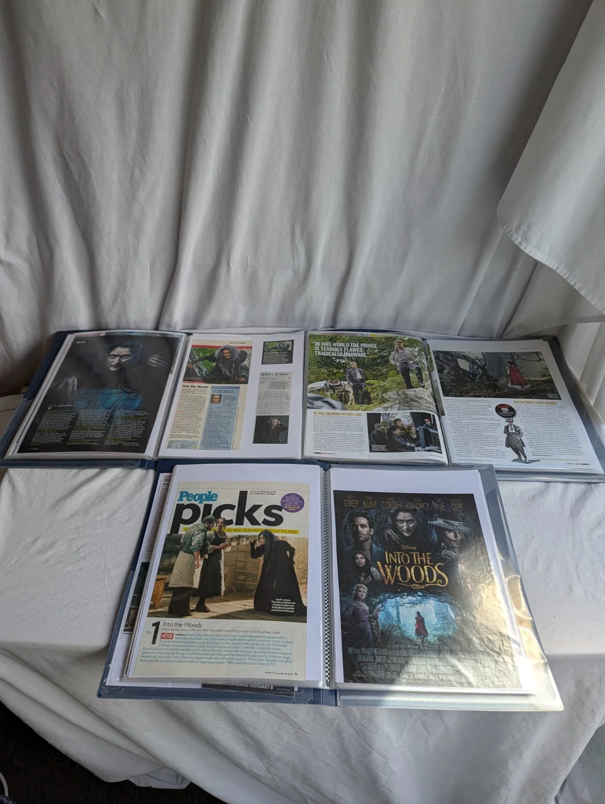 Into the Woods Film Memorabilia Archive Meryl Streep Photos & Articles Rare, изображение 3