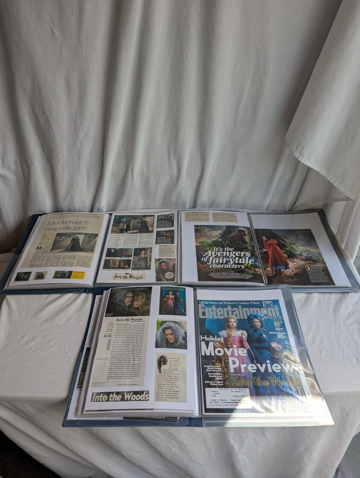 Into the Woods Film Memorabilia Archive Meryl Streep Photos & Articles Rare, изображение 5