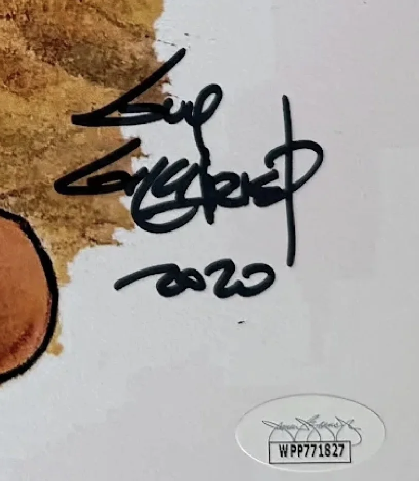 Guy Gilchrist — Guy Gilchrist Signed Grogu Baby Yoda 11x14 Zobie Art Exclusive 9/50 JSA Print, изображение 3