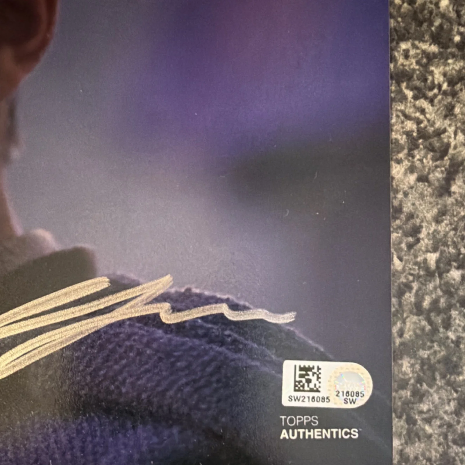 Hayden Christensen 8x10 Star Wars Topps Authentics hologram, изображение 2