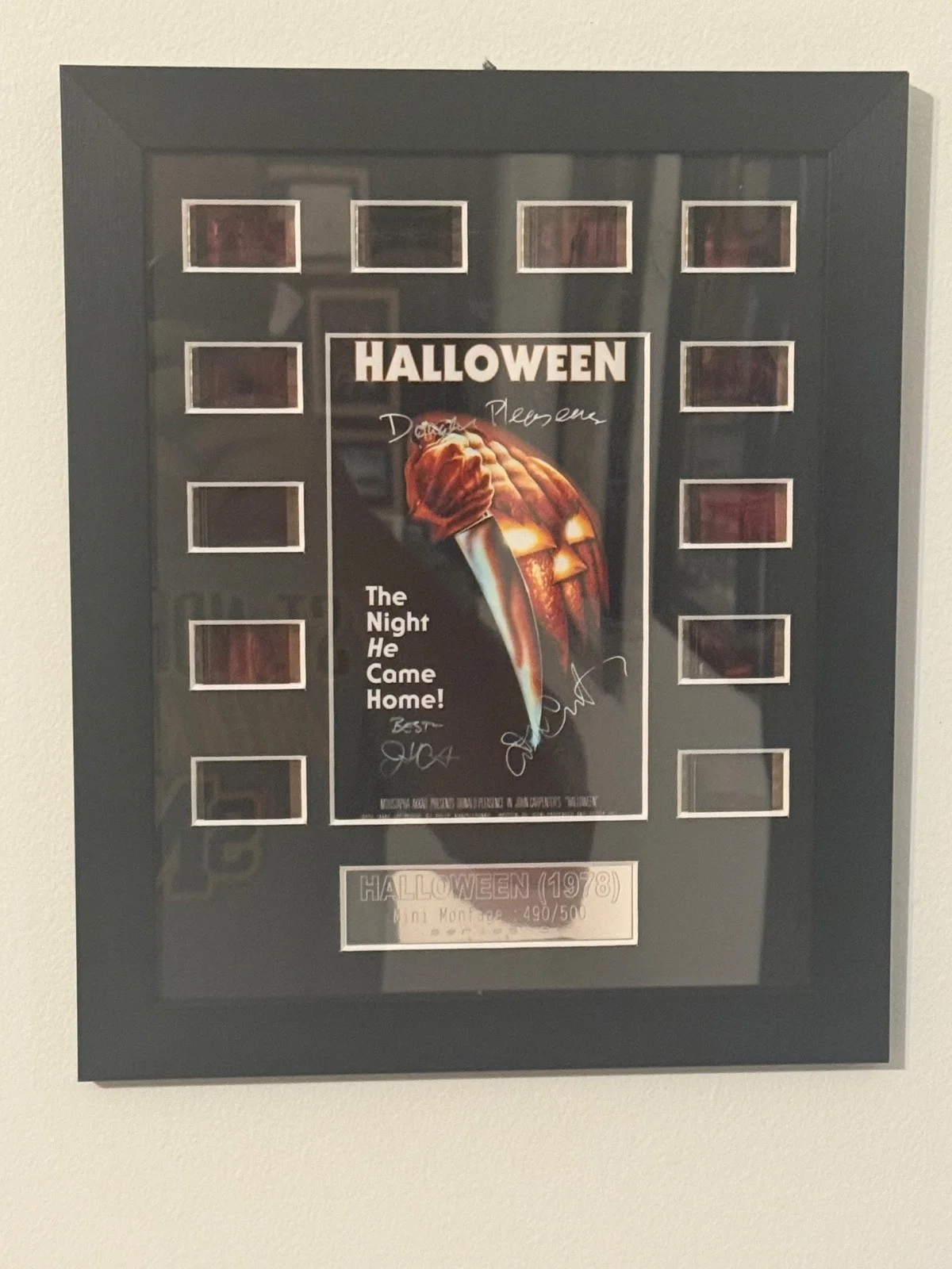 Cast signed Halloween (1978) Film Stills Donald Pleasence John Carpenter, image 2