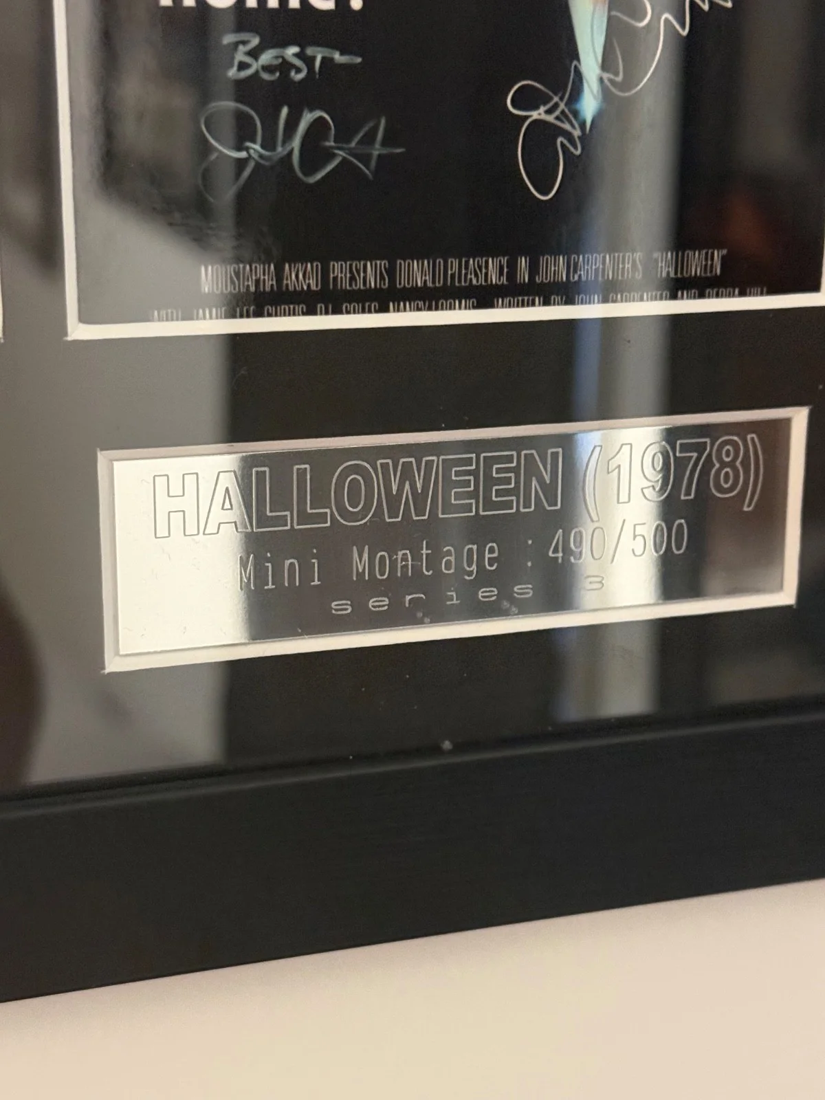 Cast signed Halloween (1978) Film Stills Donald Pleasence John Carpenter, image 3