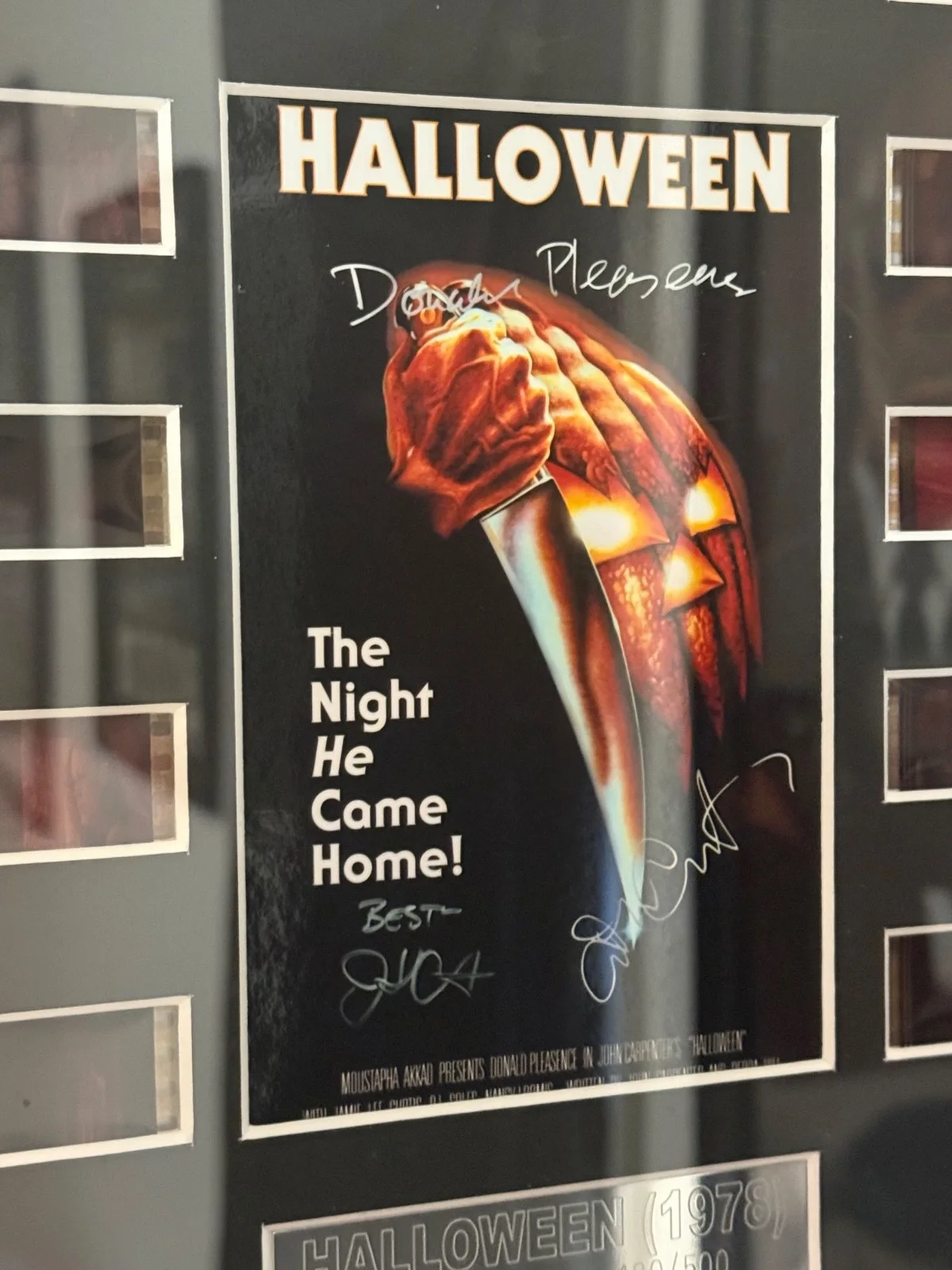 Cast signed Halloween (1978) Film Stills Donald Pleasence John Carpenter, image 4