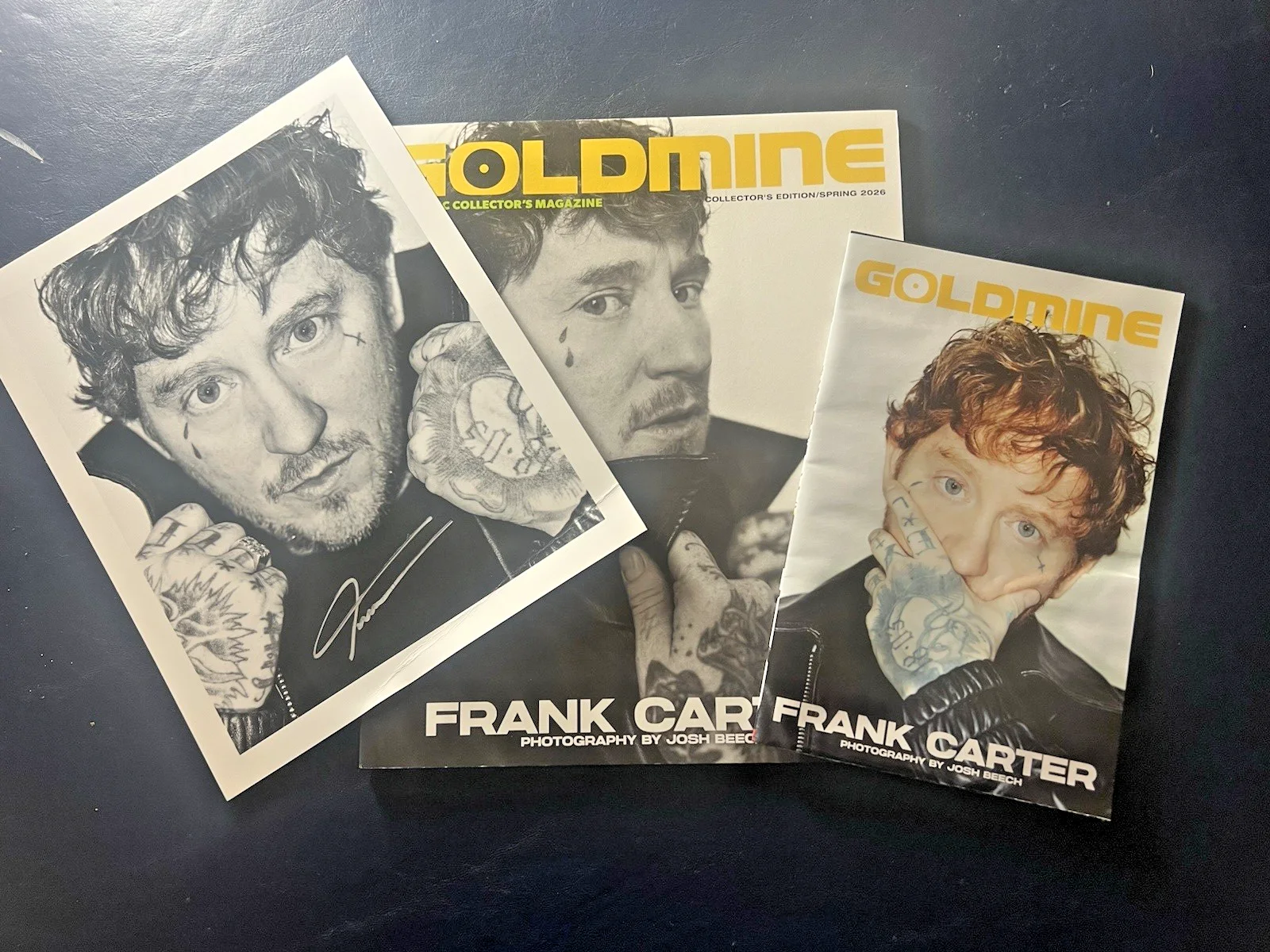 Frank Carter - Signed 8x10: Rattlesnakes Sex Pistols - FREE SHIPPING, изображение 2