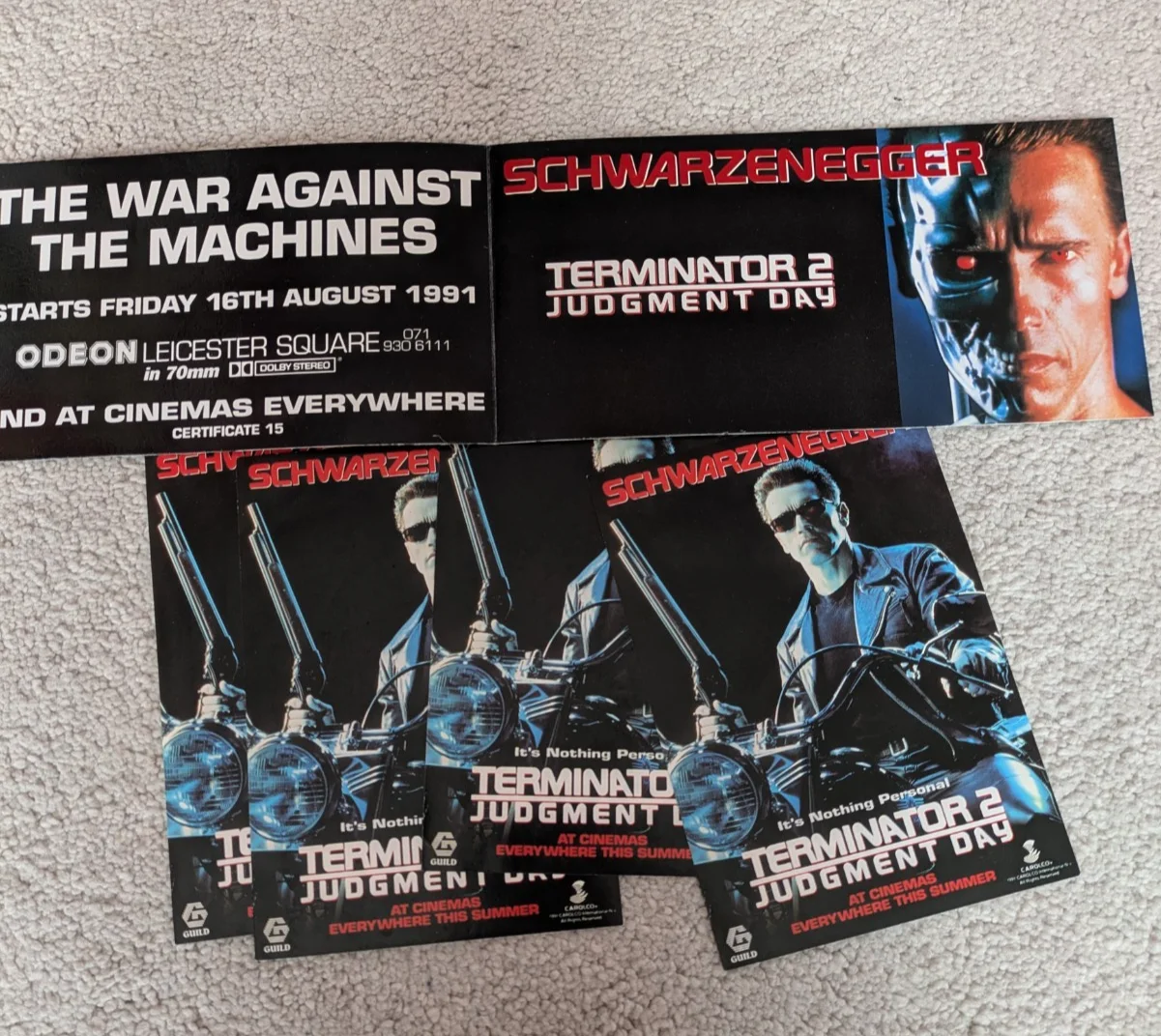 Promo Leaflet and Pics for Opening in UK of Terminator 2 Judgement Day 1991, изображение 2