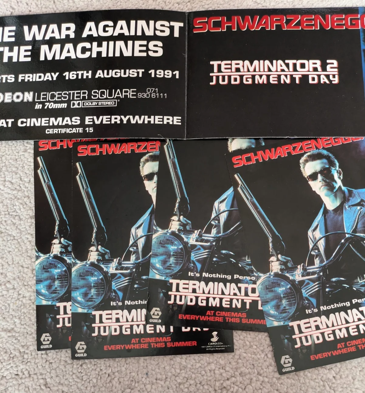 Promo Leaflet and Pics for Opening in UK of Terminator 2 Judgement Day 1991, изображение 3