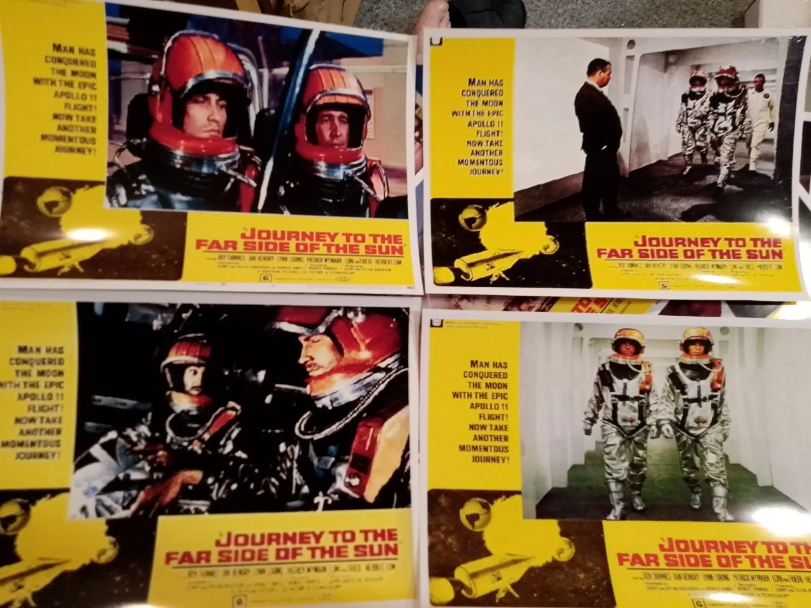 Journey to the far side of the sun. 21 glossy unofficial 10x8ins Lobby Cards +, изображение 3