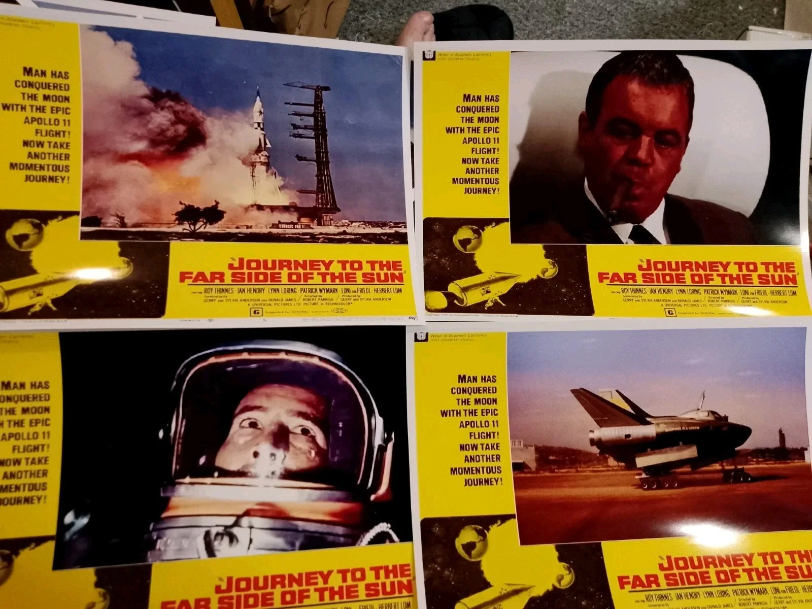 Journey to the far side of the sun. 21 glossy unofficial 10x8ins Lobby Cards +, изображение 4