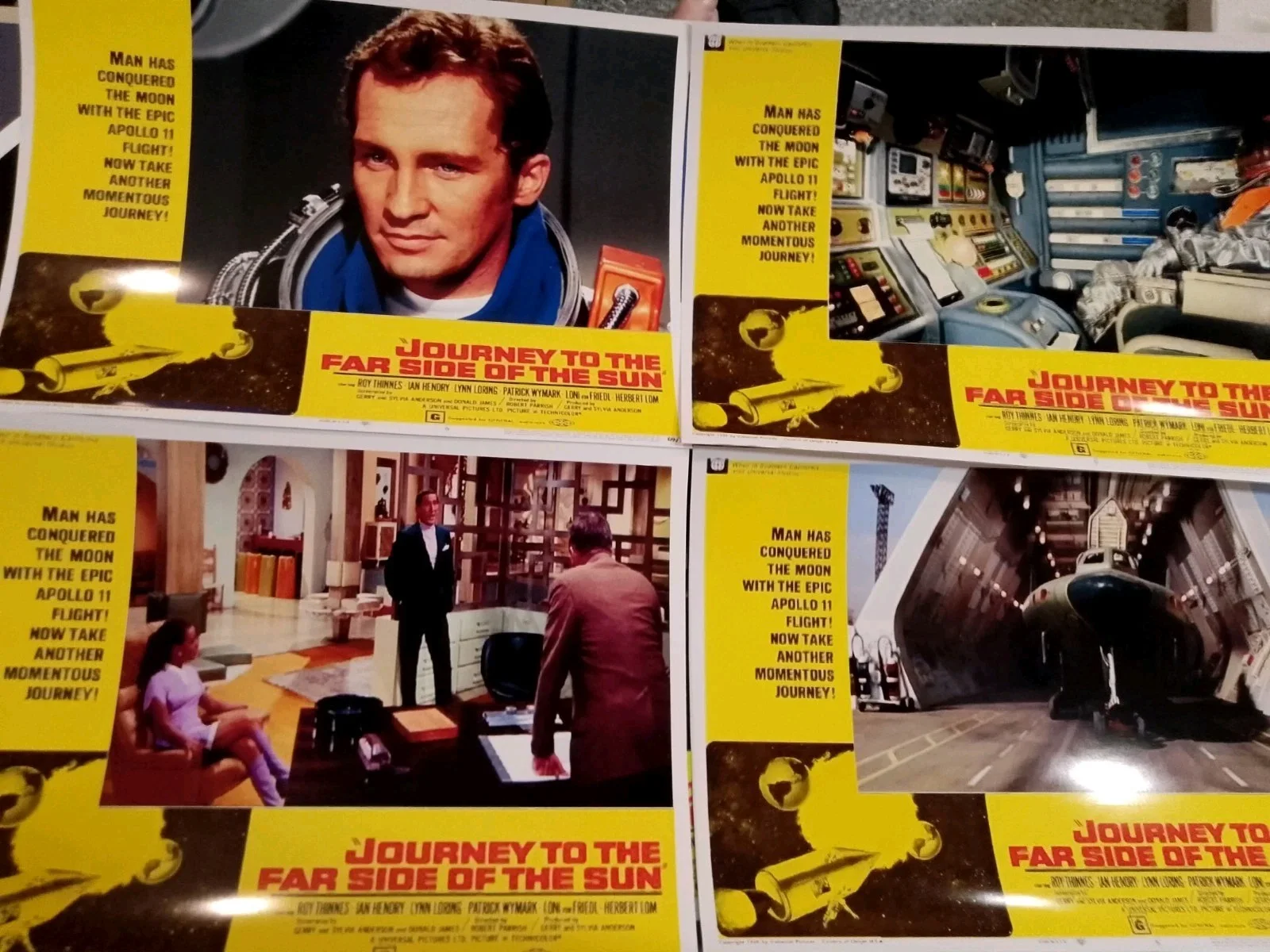 Journey to the far side of the sun. 21 glossy unofficial 10x8ins Lobby Cards +, изображение 5